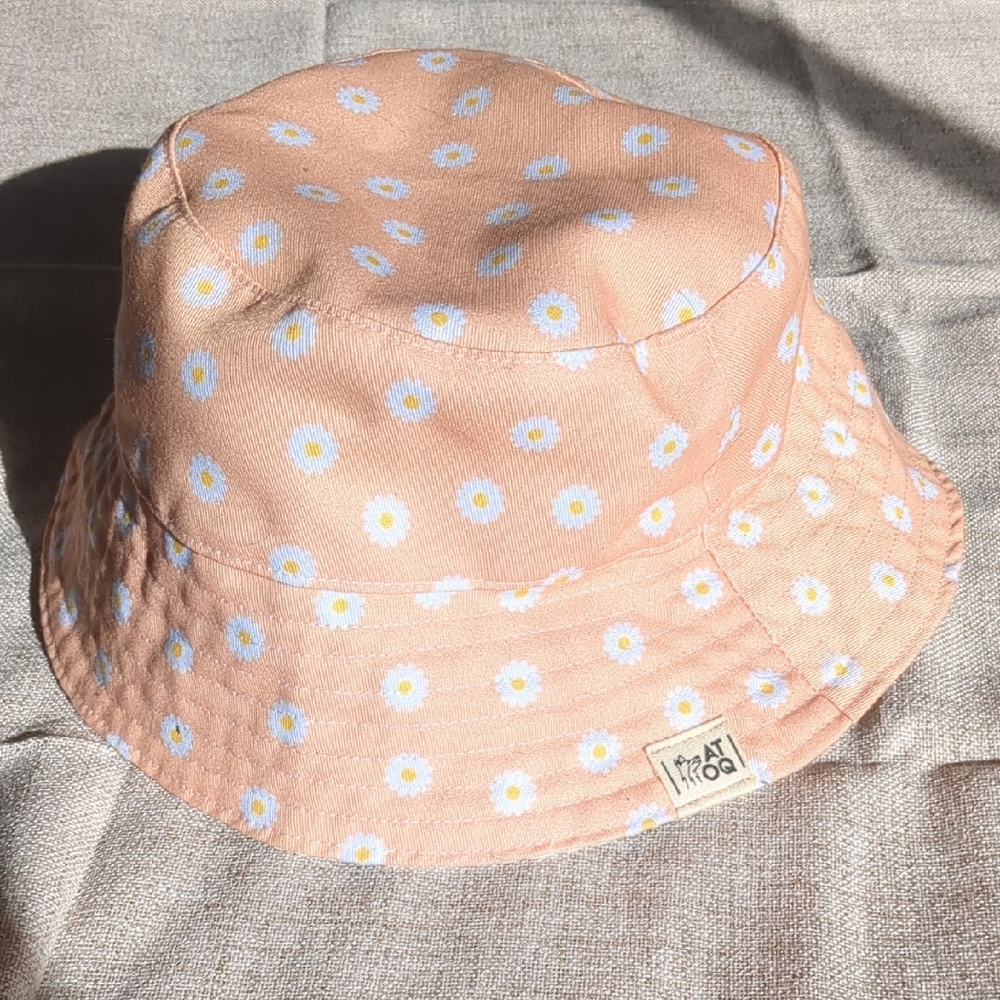 Hat Attack Peach Floral Bucket Hat